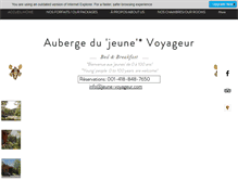 Tablet Screenshot of jeune-voyageur.com